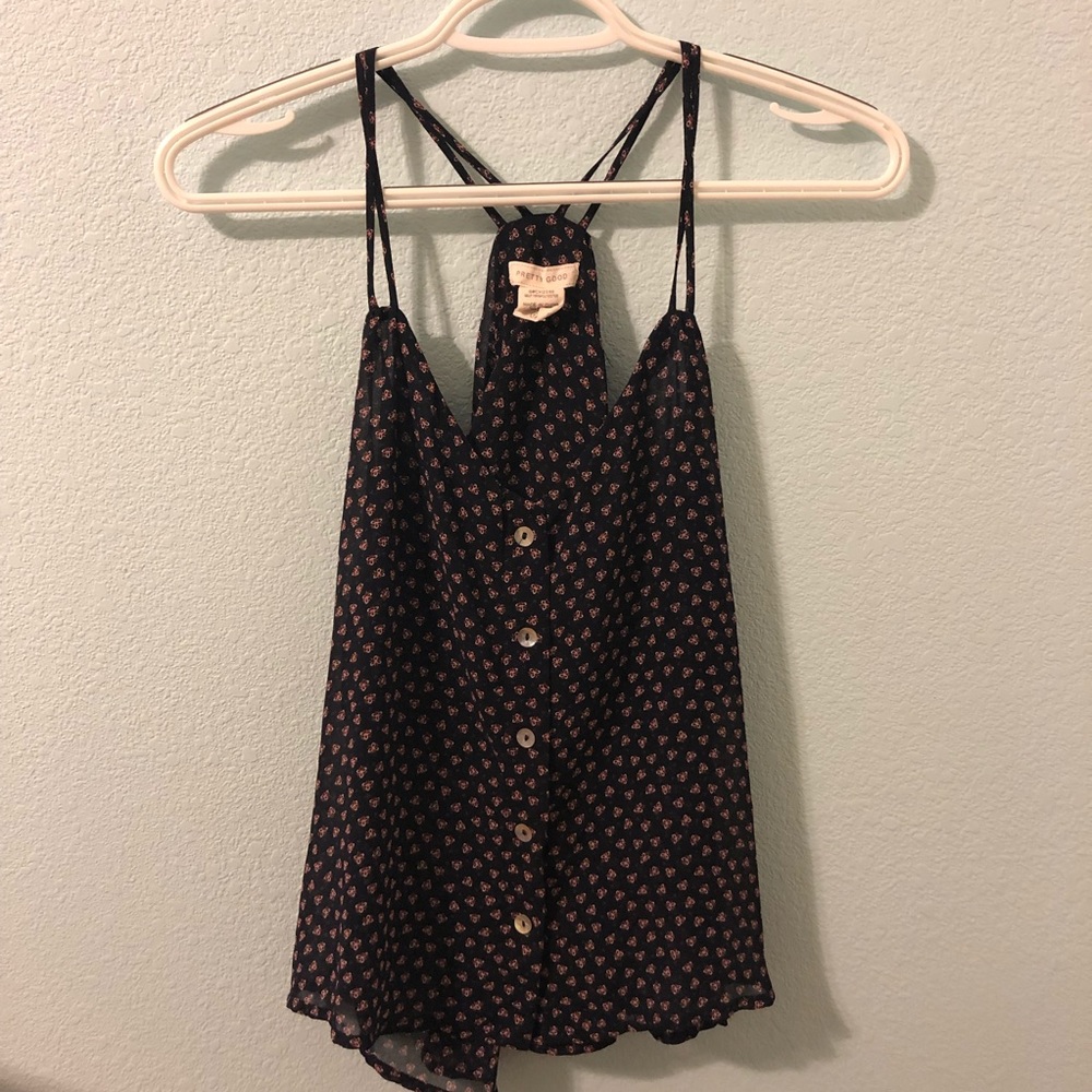 Floral Button-Up Blouse